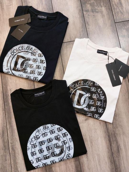 Dolce & Gabbana Dolce & Gabbana Black Imported Sticker Round Neck T-shirt F2648-bl Price in India - Buy at Bootery - Image 7