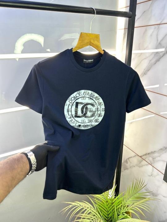 Dolce & Gabbana Dolce & Gabbana Navy Imported Sticker Round Neck T-shirt F2648-ny - Best Price Online - Bootery - Image 12