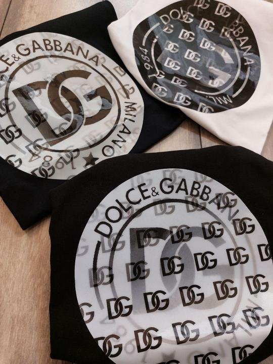 Dolce & Gabbana Dolce & Gabbana Navy Imported Sticker Round Neck T-shirt F2648-ny - Best Price Online - Bootery - Image 8