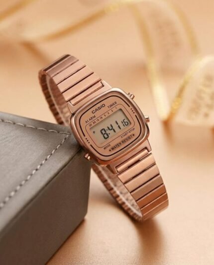 Buy Casio Women's Vintage LA670 Copper Watch Online in India - Bootery