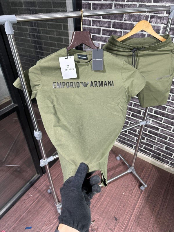 Emporio Armani Cord Set Green - (130) - Image 4