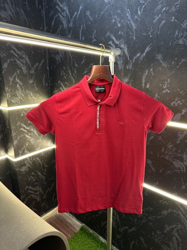 Emporio Armani Premium Polo Tshirt Red