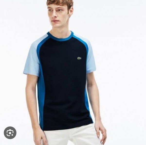 653d4a4d719e80.jpeg Lacoste Lacostte Premium Round Neck Tshirt Yellow Store article - Image 1