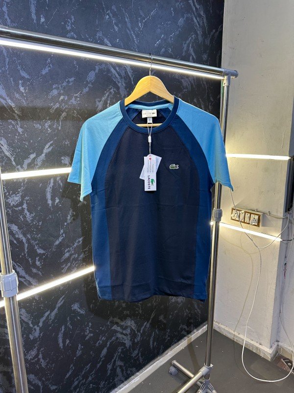 Lacoste Lacostte Premium Round Neck Tshirt Yellow Store article - Image 2