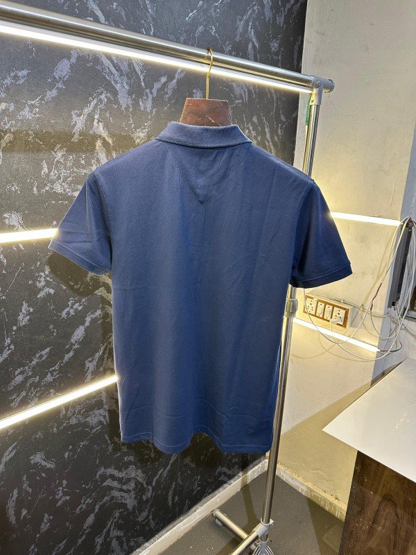 Tommy Hilfiger Premium Polo Tshirt Navy - Image 5
