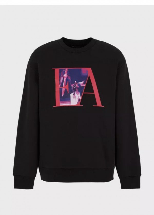 Emporio Armani Premium Sweatshirt Black - Image 2