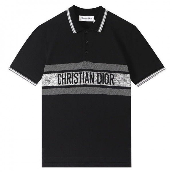 Christian Dior Premium Store article Polo Tshirt dark grey - Image 2