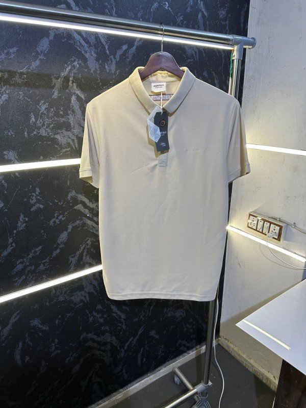 Fear of God Essential Fog Fear Of God Premium Polo Tshirt Cream