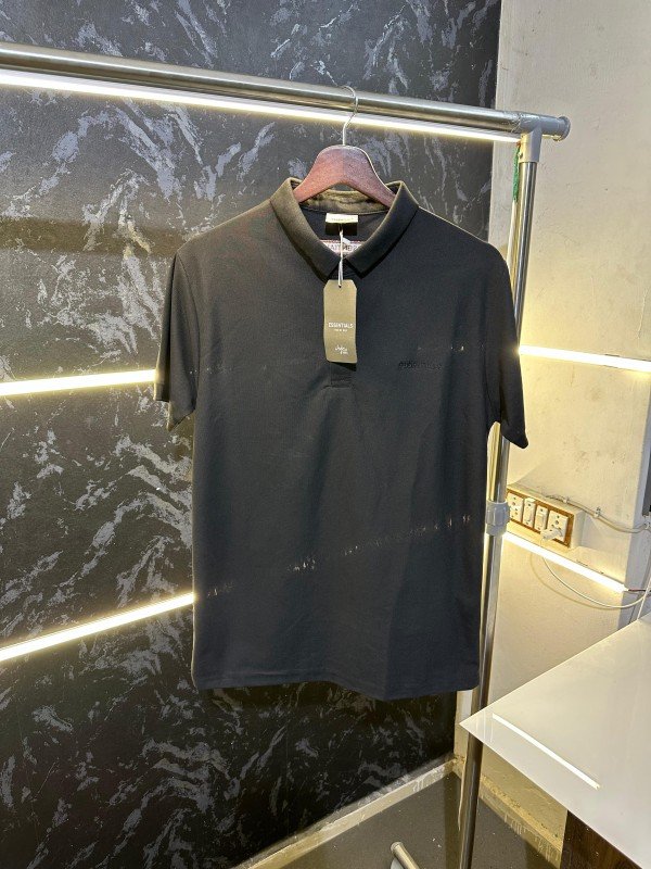 Fear of God Essential Fog Fear Of God Premium Polo Tshirt Black