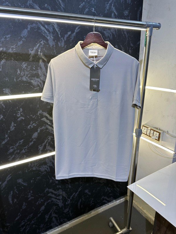 Fear of God Essential Fog Fear Of God Premium Polo Tshirt Grey