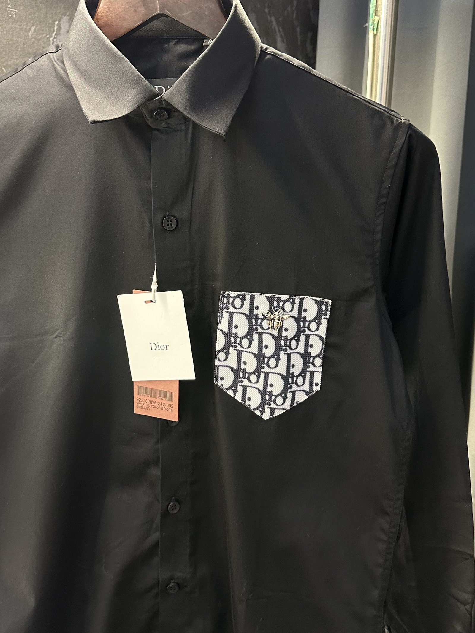 Christian Dior Christian Dior Current Store Article Shirt with Original packaging Black - Image 11