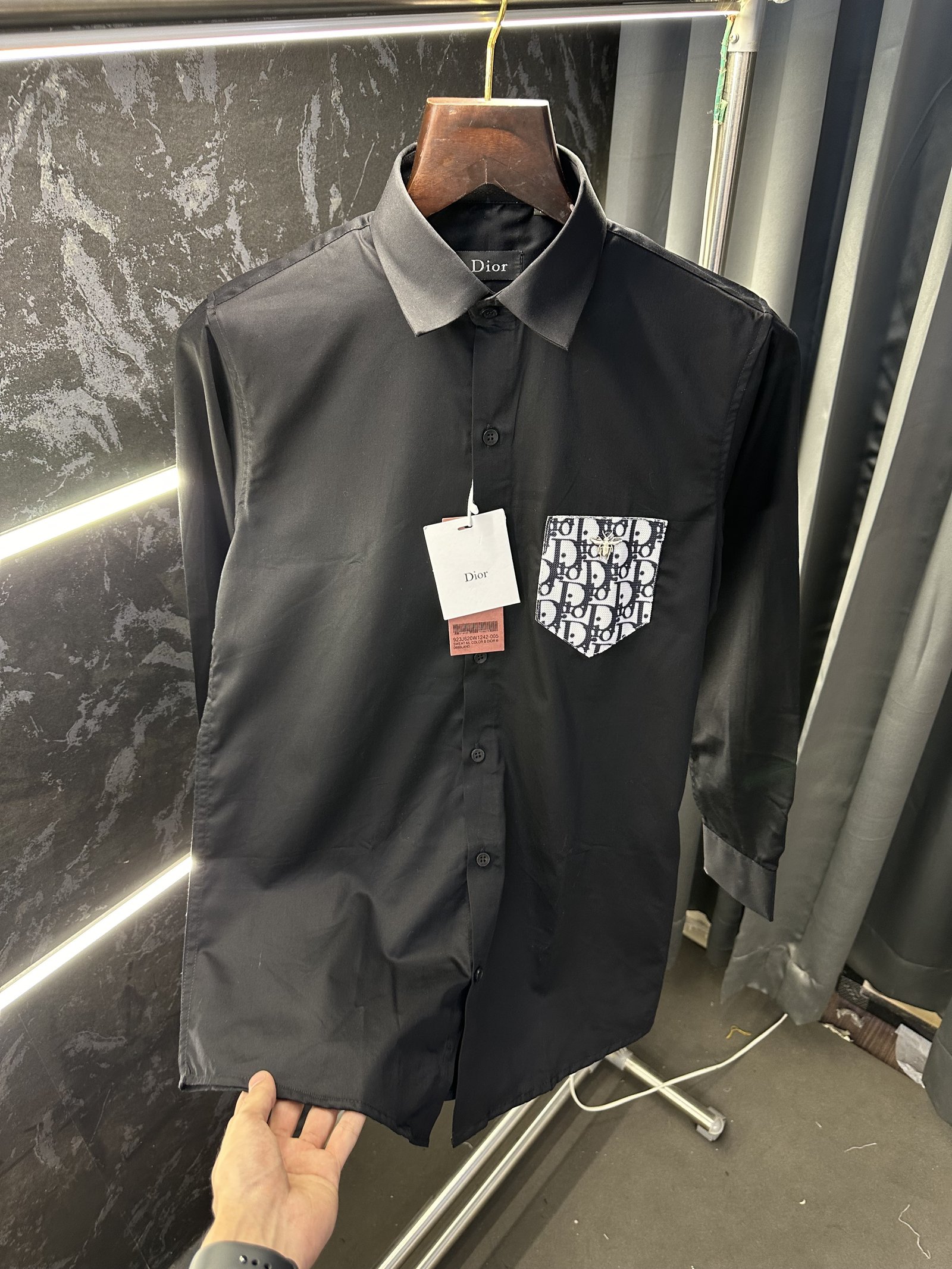 Christian Dior Christian Dior Current Store Article Shirt with Original packaging Black - Image 10