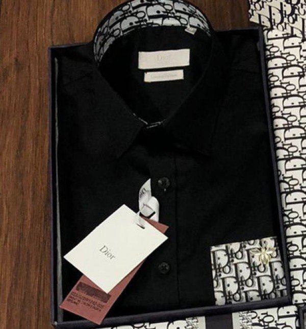 Christian Dior Christian Dior Current Store Article Shirt with Original packaging Black - Image 6