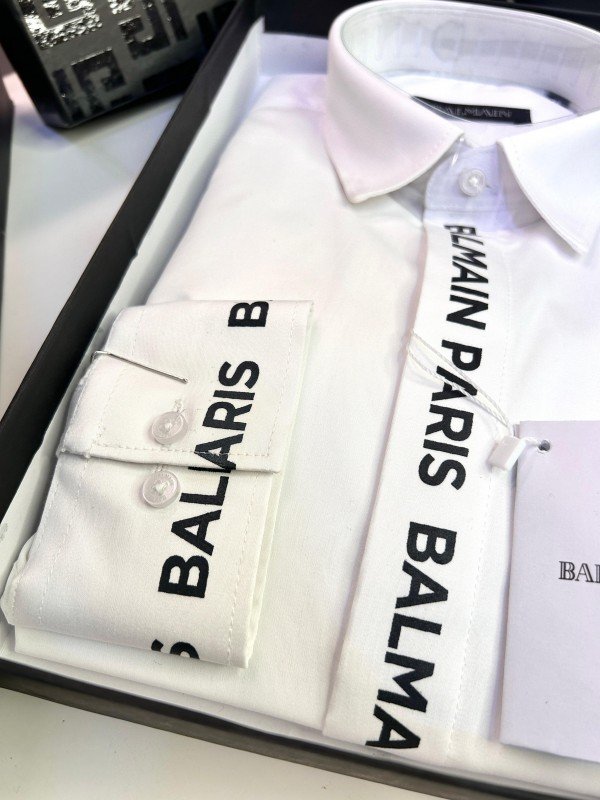 Sale  Paris White premium shirt with brand box packing and carry bag F2276-WH - Image 6