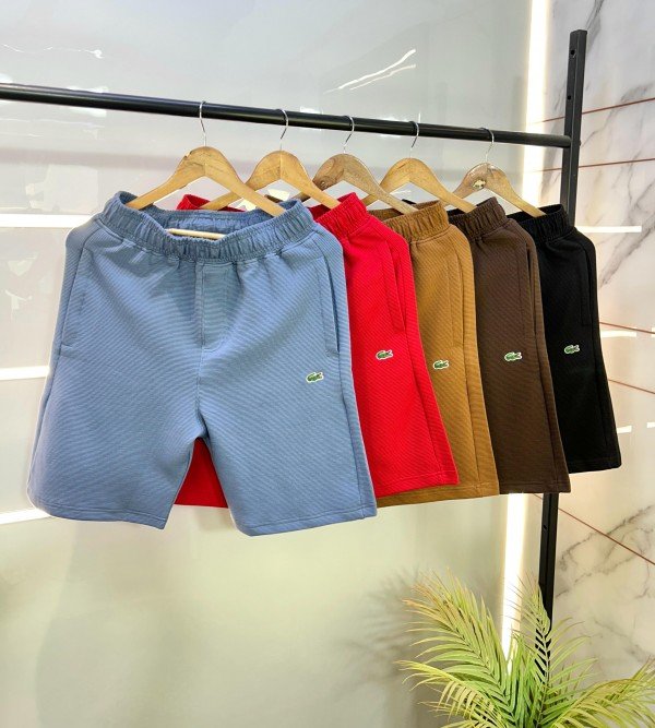 Lacoste  Brown Embroidery Logo Premium Shorts 2475-BR - Image 2