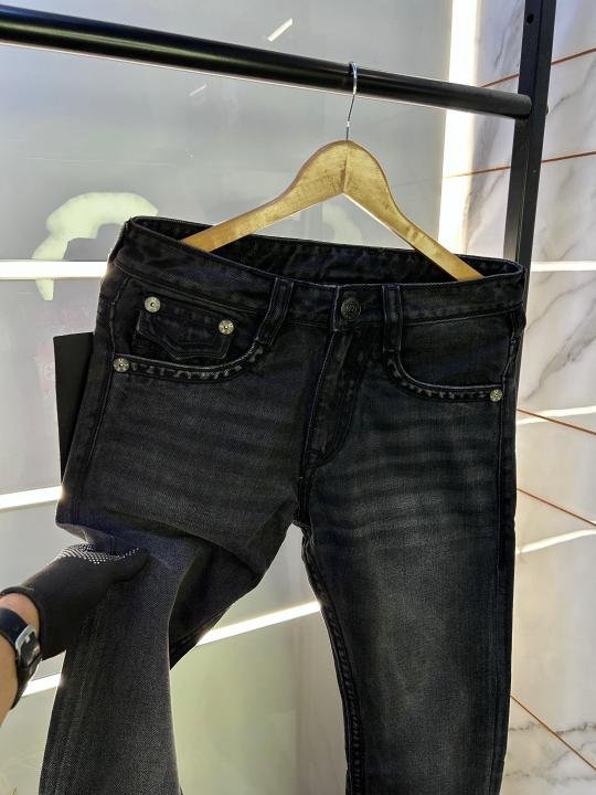 True Religion Imported Black Super Premium Denim F2552-BL - Image 5
