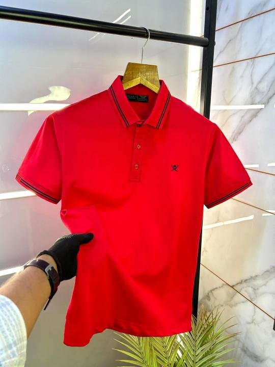 Aston Martin Hackett Red Premium Polo T-Shirt for Men