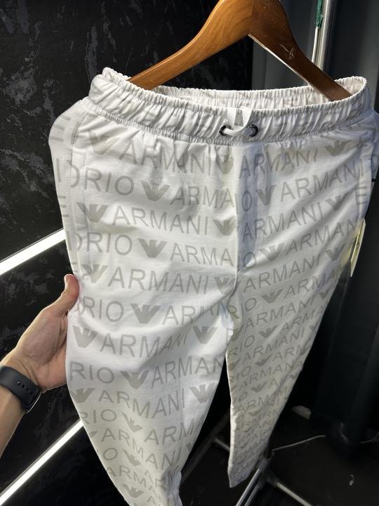 Emporio Armani Premium Regular Fit Track Pants with 3 Pockets & Zippers - Image 5