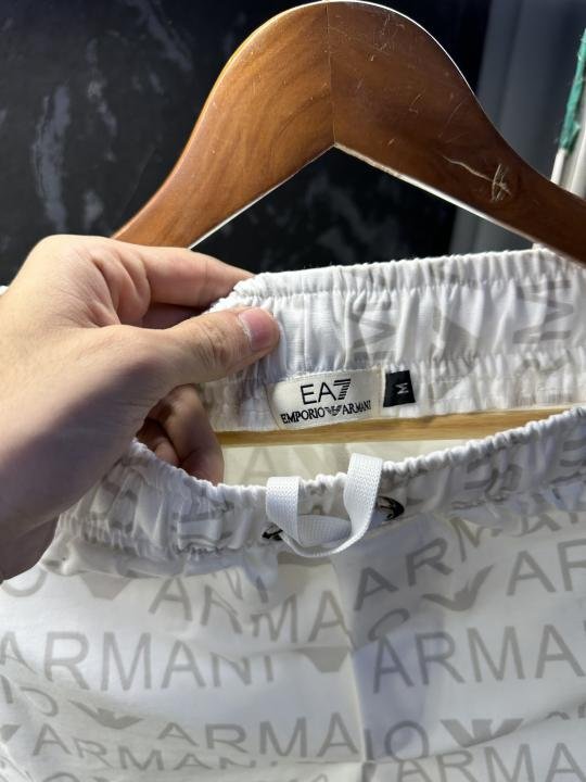 Emporio Armani Premium Regular Fit Track Pants with 3 Pockets & Zippers - Image 3