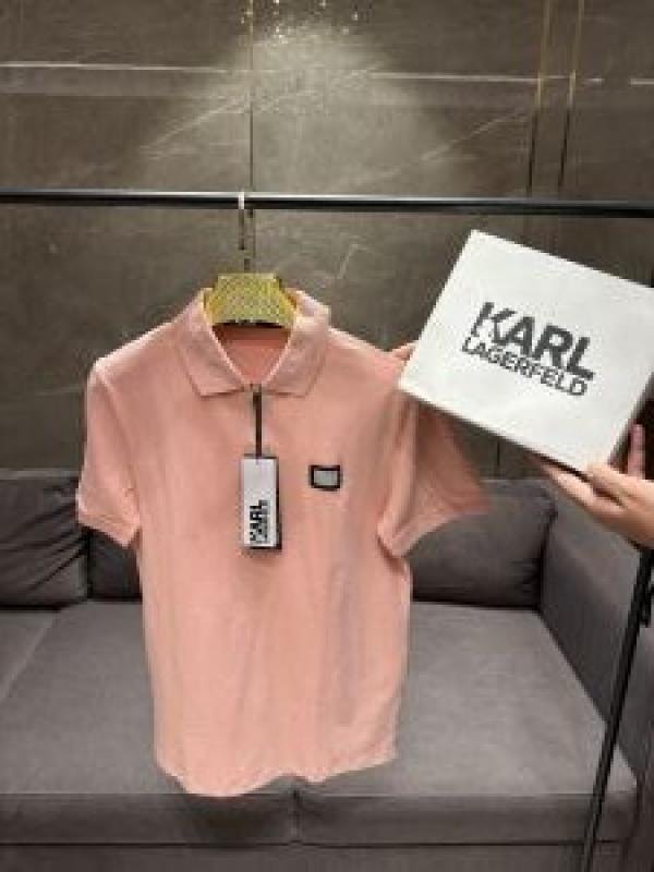 Karl Lagerfeld SALE KARL LAGERFELD PINK PREMIUM POLO WITH BOX