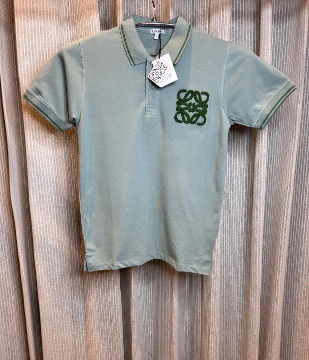 Loewe GREEN IMPORTED PREMIUM FRONT WORK POLO - Image 1