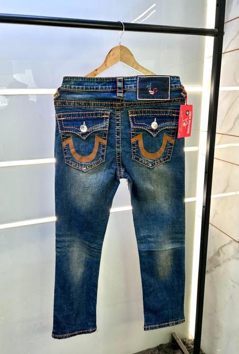 True Religion Dark Blue Imported Super Premium Denim F2243-DB - Image 6
