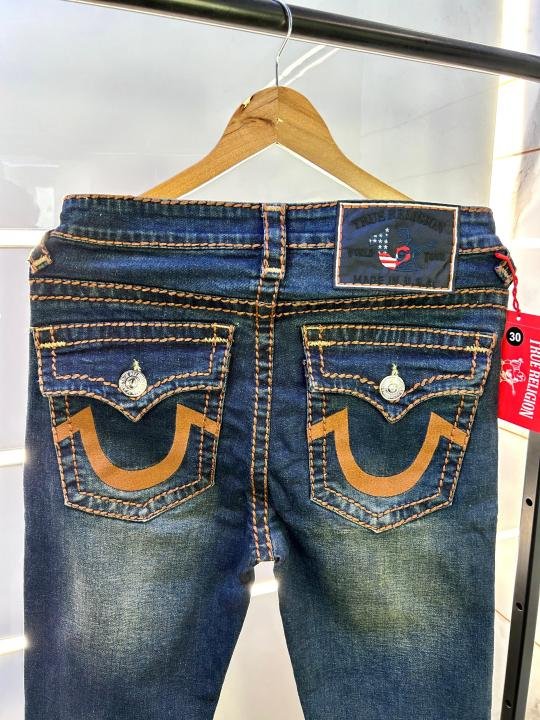 True Religion Dark Blue Imported Super Premium Denim F2243-DB - Image 5