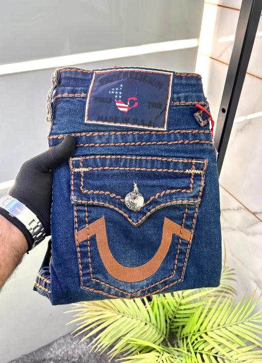 True Religion Dark Blue Imported Super Premium Denim F2243-DB - Image 3