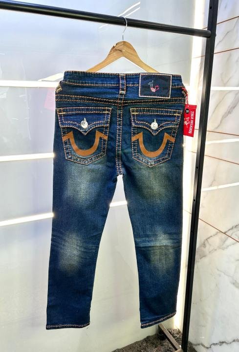 True Religion Light Blue Imported Super Premium Denim F2243-LB - Image 6