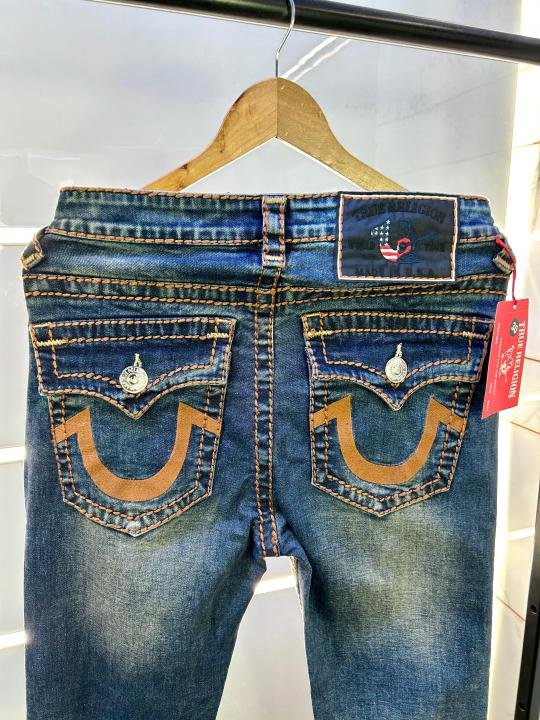 True Religion Light Blue Imported Super Premium Denim F2243-LB - Image 5