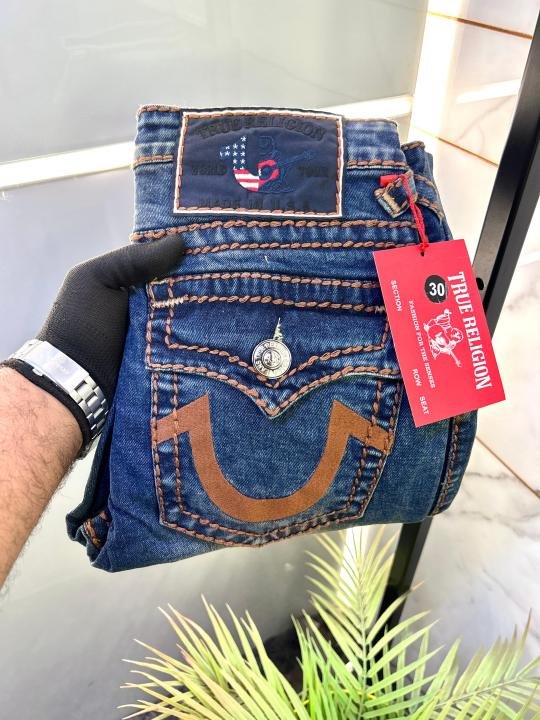 True Religion Light Blue Imported Super Premium Denim F2243-LB - Image 3