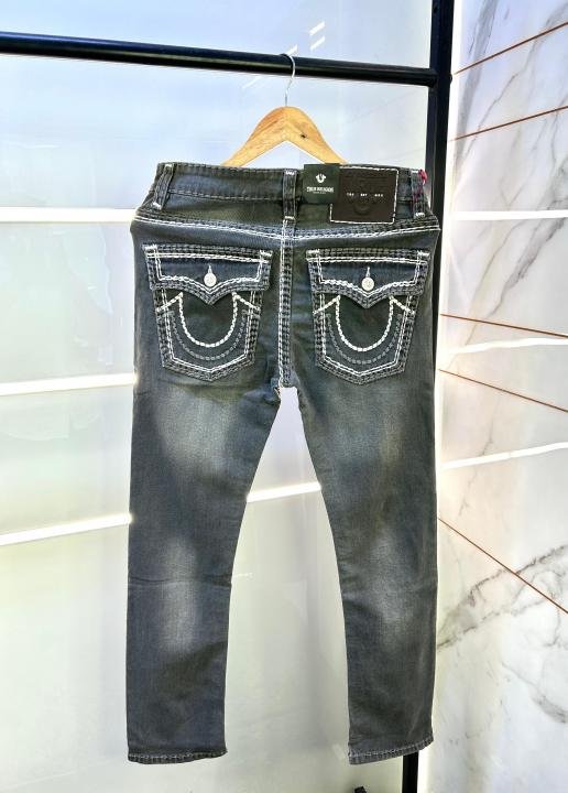 True Religion Dark Grey Imported Super Premium Denim F2832-DGY - Image 6