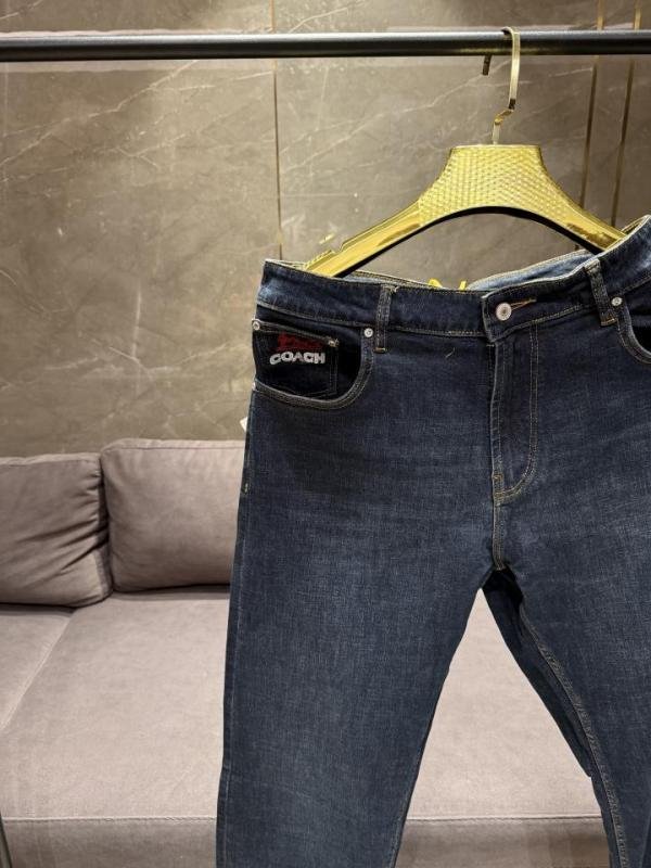 Coach Black Shade Dark Premium Denim Jeans - Image 2