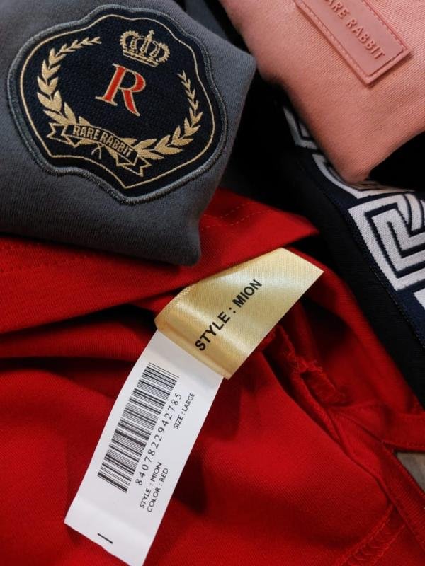 Sale Rare Rabbit Navy Polo Premium Collar Neck T-shirt F2921-NY - Image 3