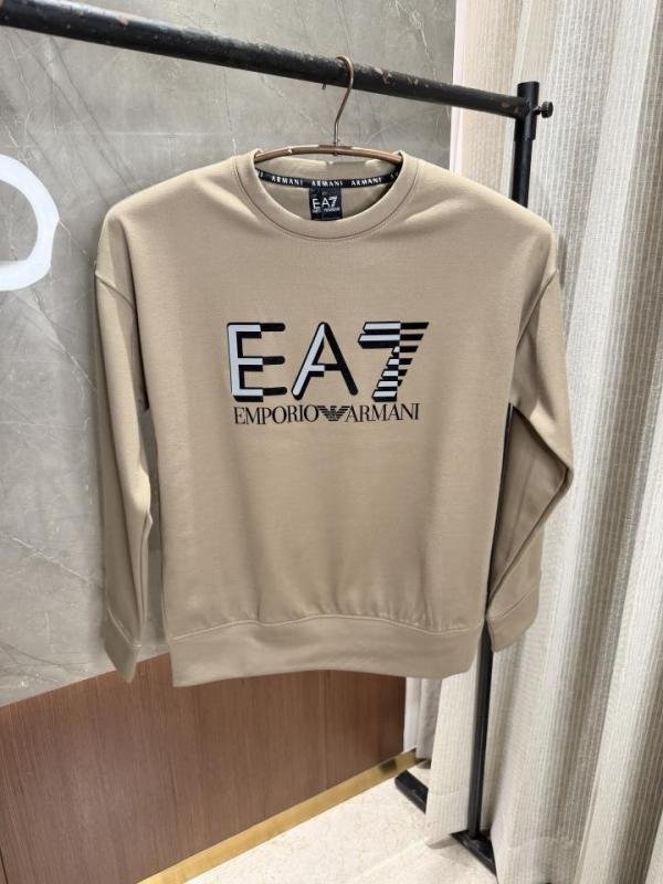 Emporio Armani Emporio Armani Olive Sweatshirt Imported Cotton Lyca