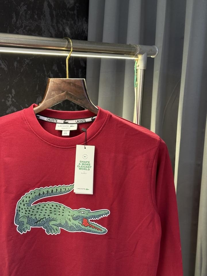 Lacoste  Premium Sweatshirt Store Article (Red) - Image 4
