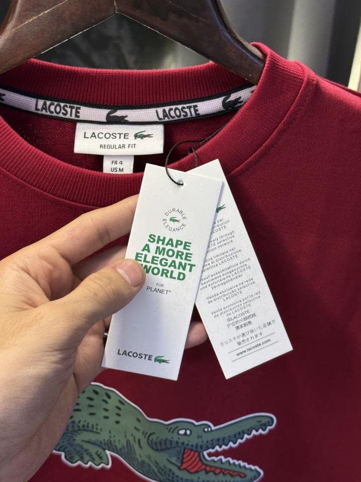 Lacoste  Premium Sweatshirt Store Article (Red) - Image 3