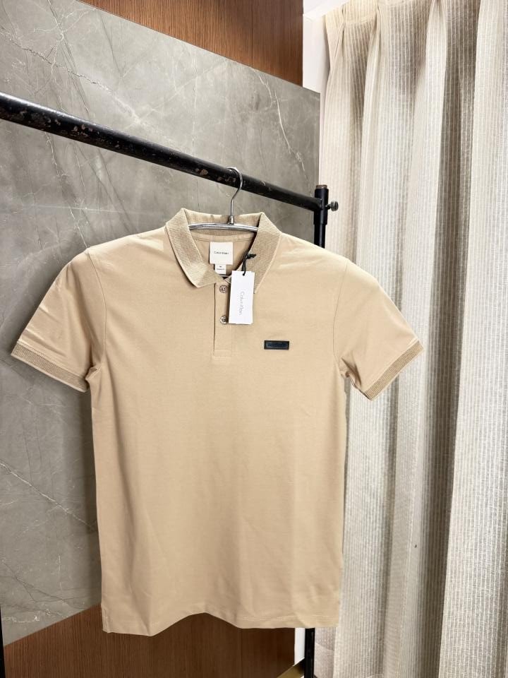 Sale Calvin klei n Light brown Polo tshirt