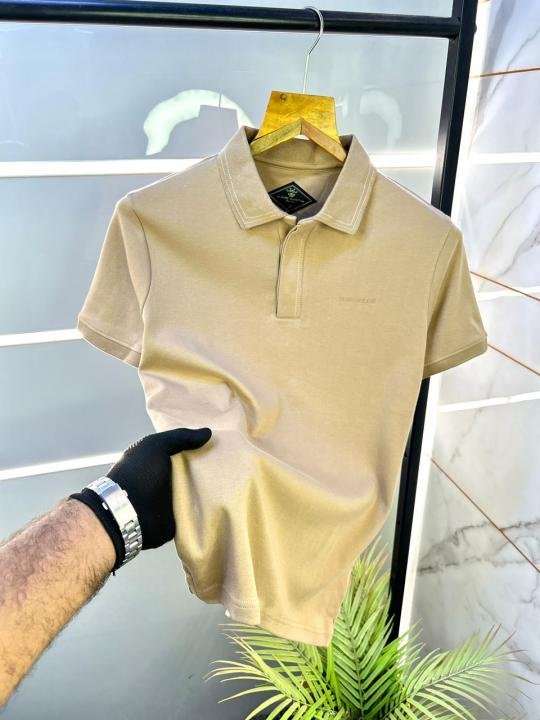 Rare Rabbit Beige Polo Premium Collar Neck T-shirt F2999-BE - Image 8