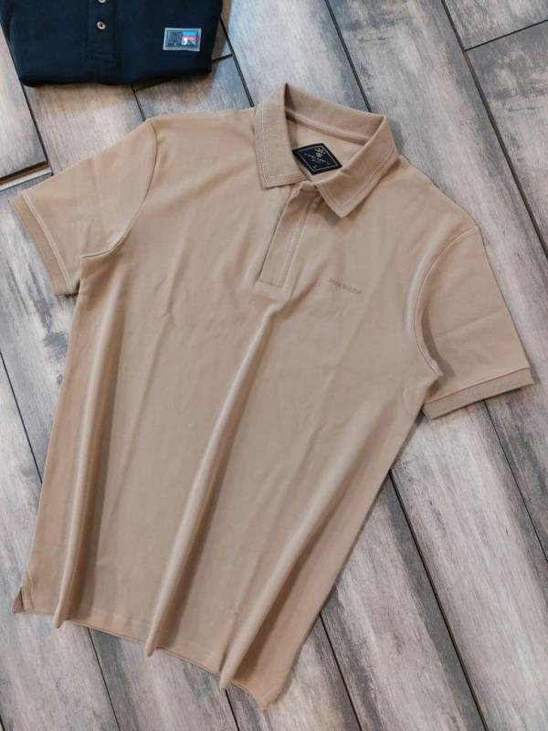 Rare Rabbit Beige Polo Premium Collar Neck T-shirt F2999-BE - Image 7