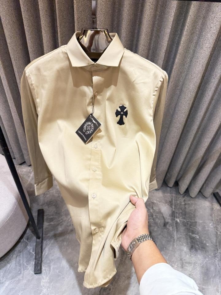 Chrome Hearts Beige Imported Shirt - Image 2