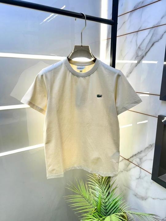 Off-White Lacoste Off-white Premium Round Neck Polo T-shirt F3496-OF
