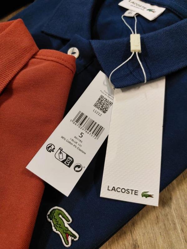 Lacoste  Pink Polo Premium Collar Neck T-shirt F3620-PI - Image 3