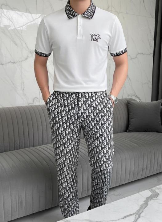 Christian Dior Christian DiorWhite Imported Premium Track Suit With Brand Carry Bag F3395-WH
