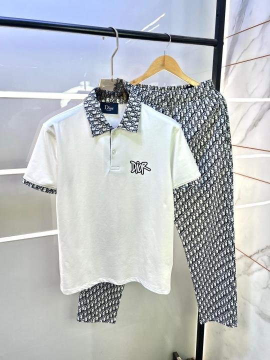 Christian Dior Christian DiorWhite Imported Premium Track Suit With Brand Carry Bag F3395-WH - Image 9