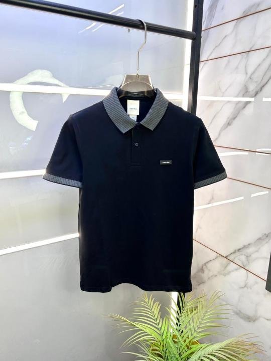 Calvin Klein Black Collar Neck Premium Polo T-shirt F3383-bl Price in India - Buy at Bootery - Image 13