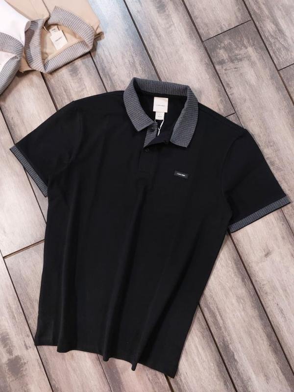 Calvin Klein Black Collar Neck Premium Polo T-shirt F3383-bl Price in India - Buy at Bootery - Image 11