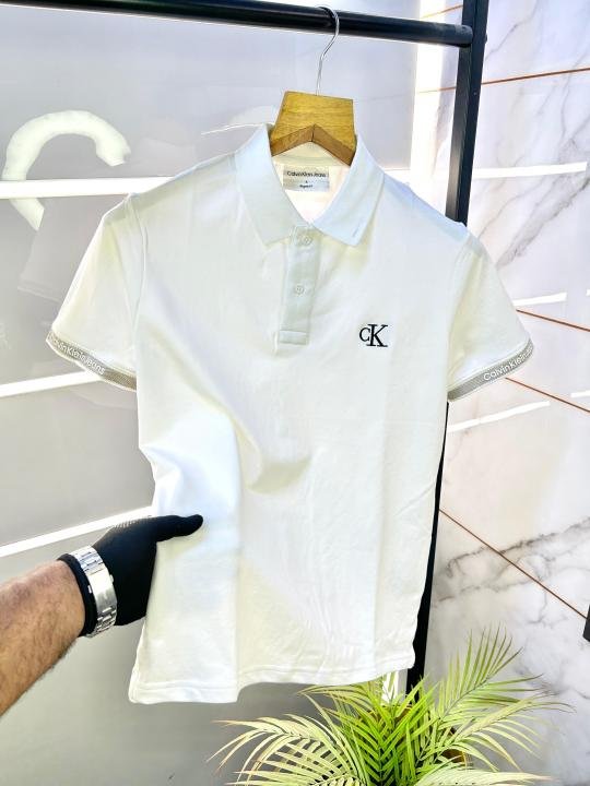 Calvin Klein White Imported Collar Neck Premium Polo T-shirt F2652-wh Price in India - Style 1 - Buy at Bootery - Image 12