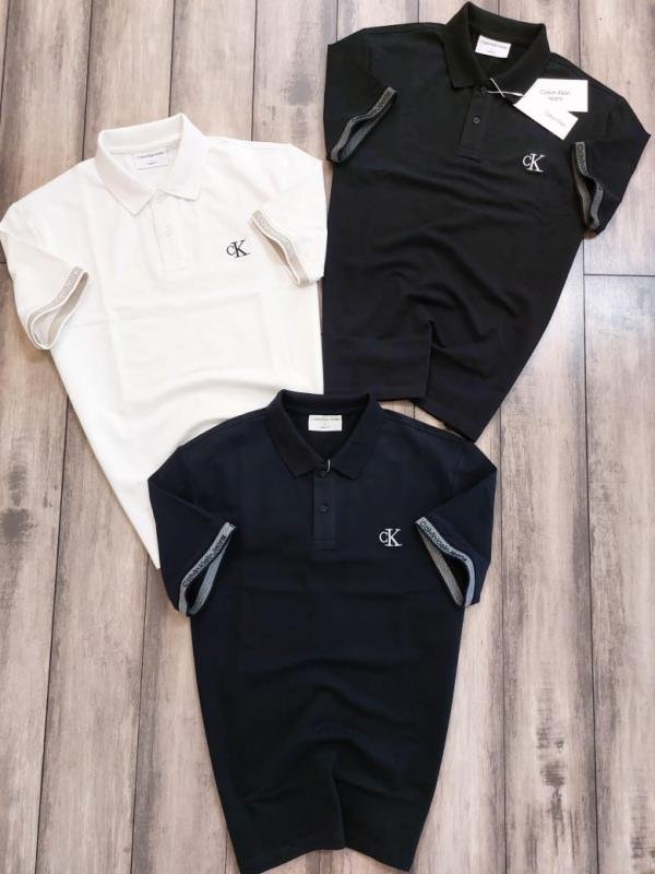Calvin Klein White Imported Collar Neck Premium Polo T-shirt F2652-wh Price in India - Style 1 - Buy at Bootery - Image 9