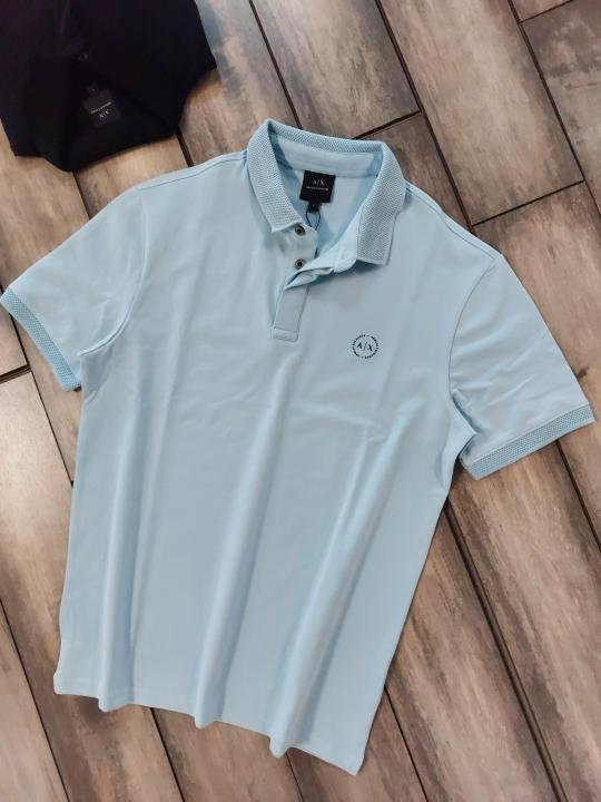 Buy Armani Exchange Sky Polo Premium Collar Neck T-shirt F3617-sk Online in India - Bootery - Image 11